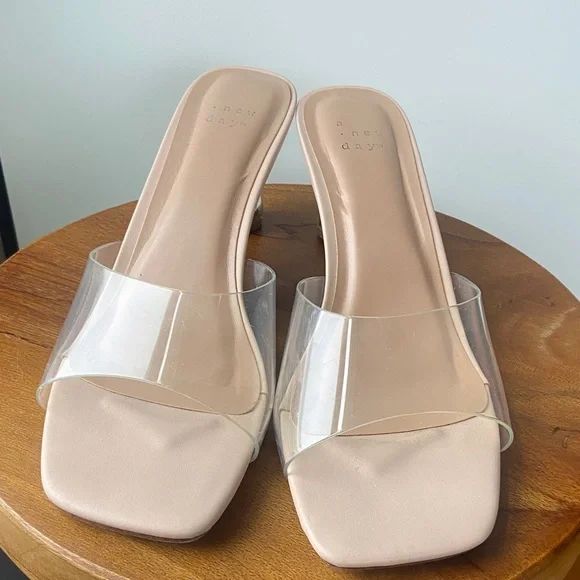 a new day Nude and Gold Heels - Picture 2 of 5